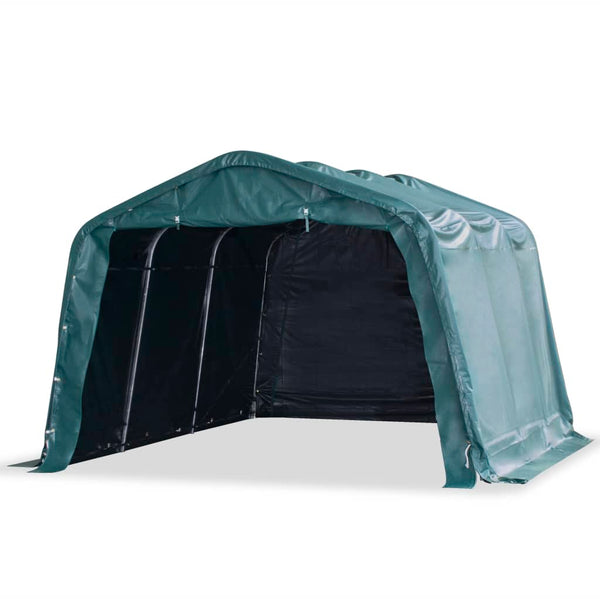 vidaXL Pasture Tent PVC 550 g/m² 3.3×4.8 m Dark Green