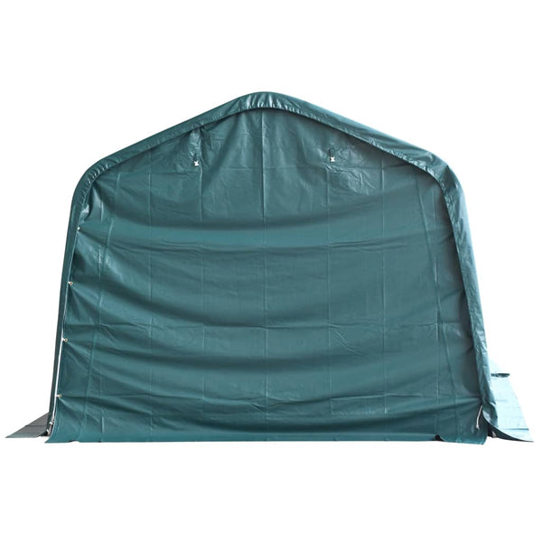 vidaXL PVC Pasture Tent 550 g/m² 3.3×6.4 m Dark Green