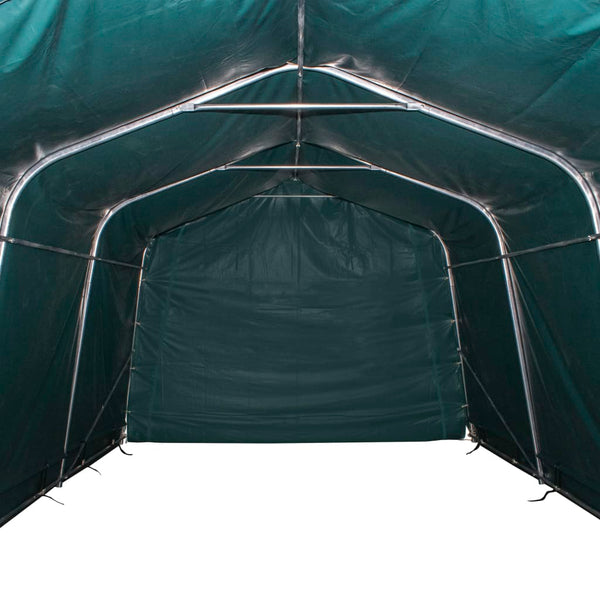 vidaXL PVC Pasture Tent 550 g/m² 3.3×6.4 m Dark Green