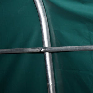 vidaXL PVC Pasture Tent 550 g/m² 3.3×6.4 m Dark Green