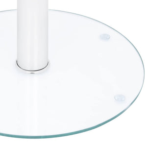 vidaXL Coffee Table Transparent 40 cm Toughened Glass