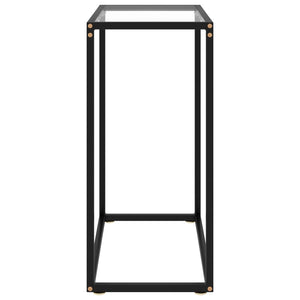 vidaXL Console Table Transparent 60x35x75 cm Tempered Glass