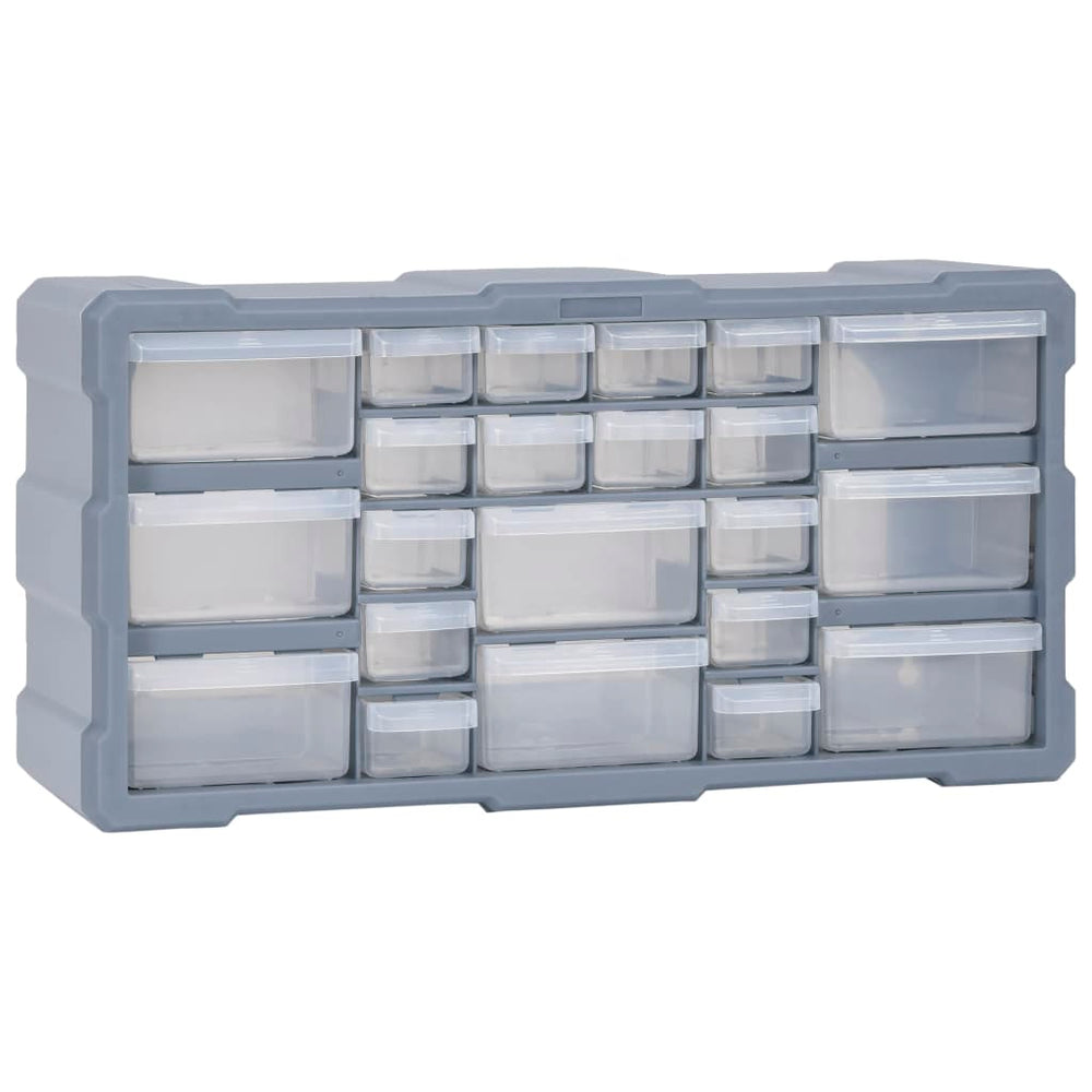 vidaXL Multi-Drawer Organizer with 22 Drawers 49x16x25.5 cm