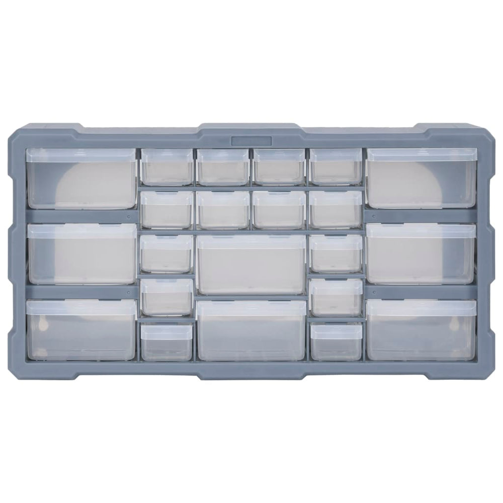 vidaXL Multi-Drawer Organizer with 22 Drawers 49x16x25.5 cm