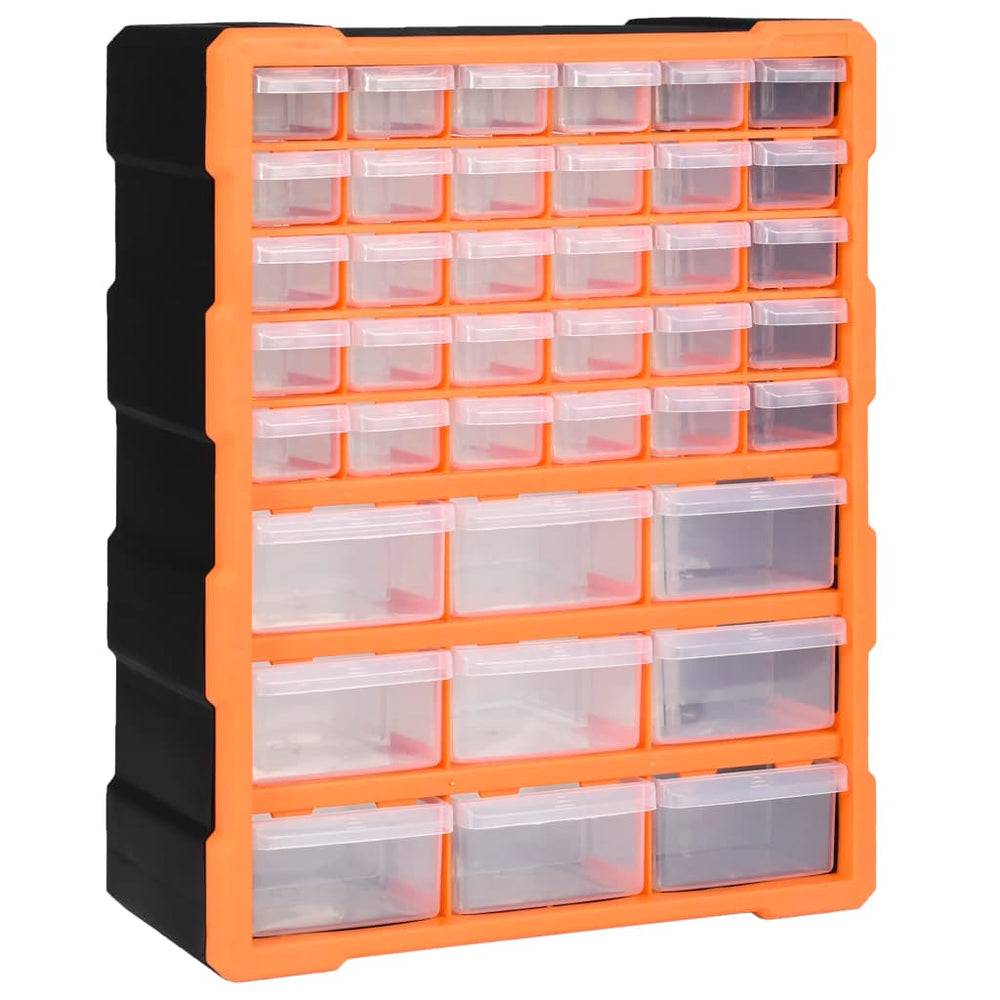 vidaXL 39-Drawer Multi-Drawer Organizer 38x16x47 cm