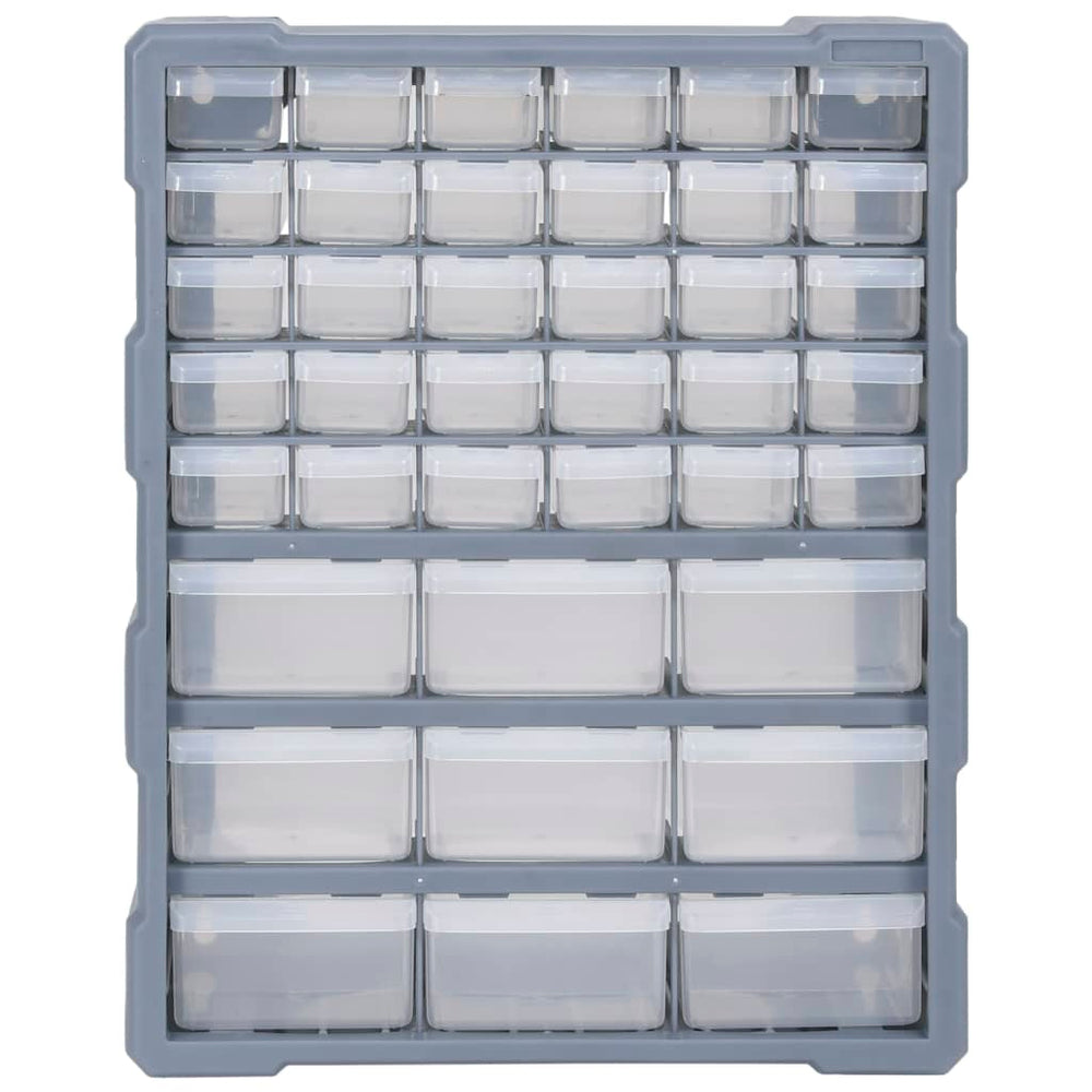 vidaXL Multi-Drawer Organizer with 39 Drawers 38x16x47 cm