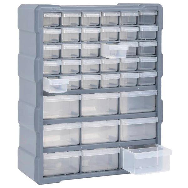 vidaXL Multi-Drawer Organizer with 39 Drawers 38x16x47 cm
