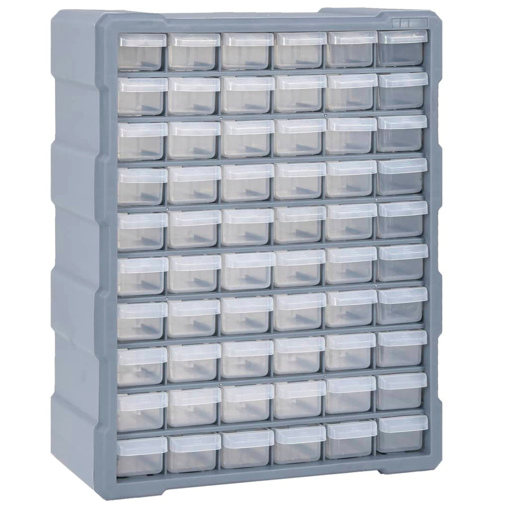vidaXL Multi-Drawer Organizer with 60 Drawers 38x16x47.5 cm