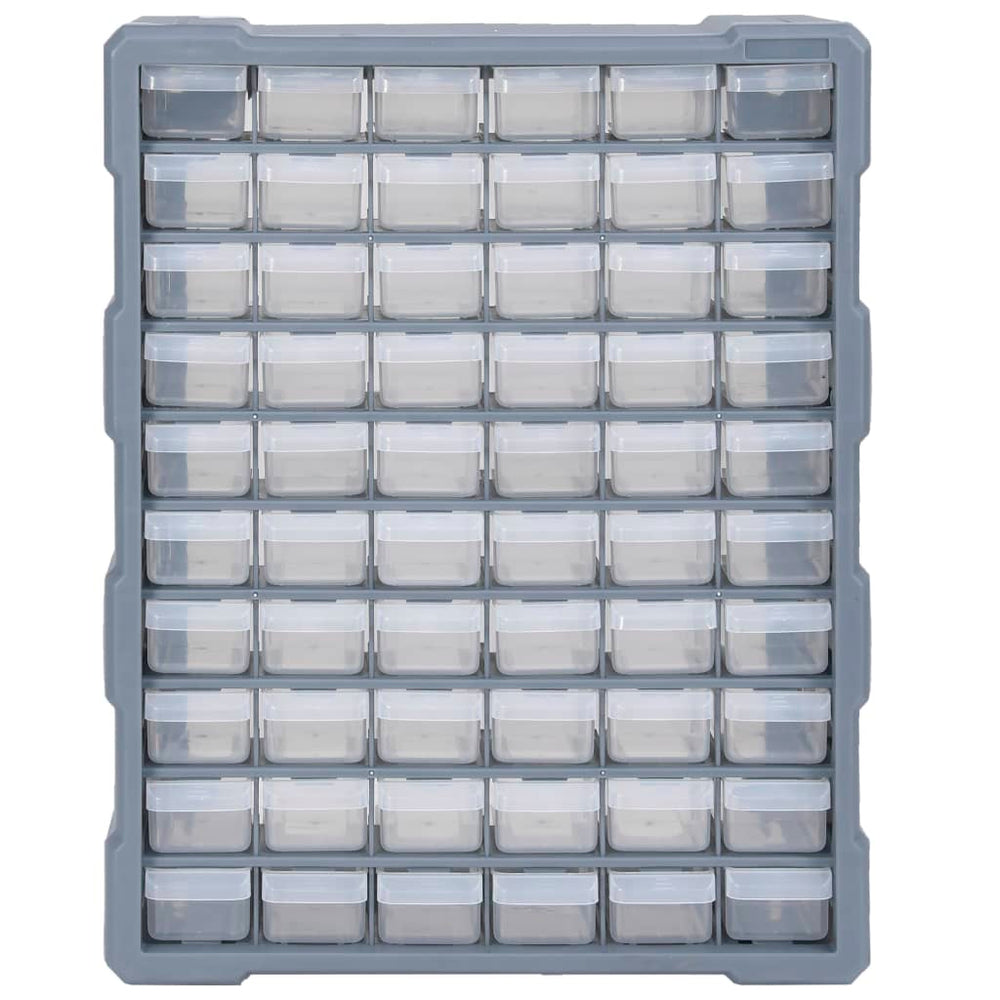 vidaXL Multi-Drawer Organizer with 60 Drawers 38x16x47.5 cm