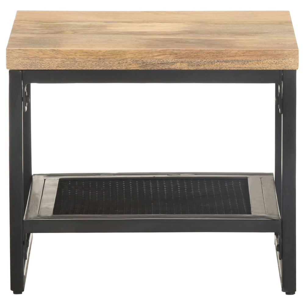 vidaXL Side Table 40x40x35 cm Solid Mango Wood