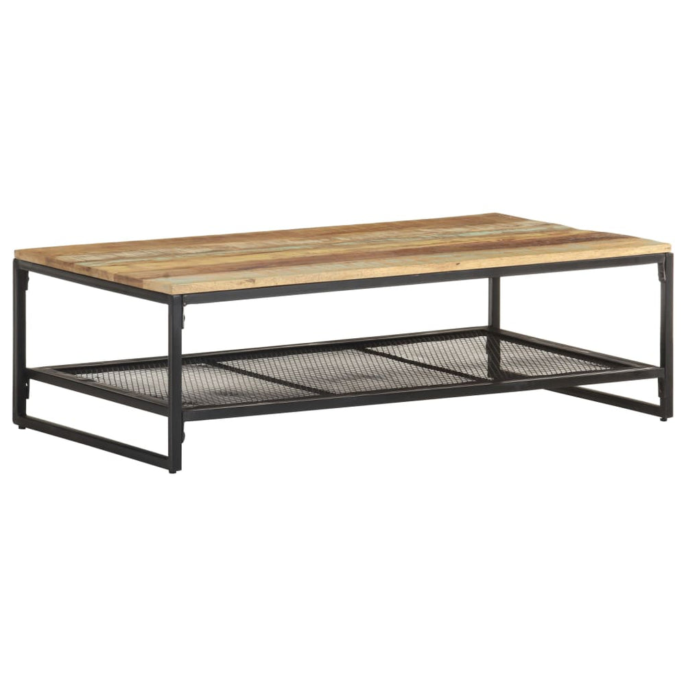 vidaXL Coffee Table 110x60x35 cm Recycled Solid Wood