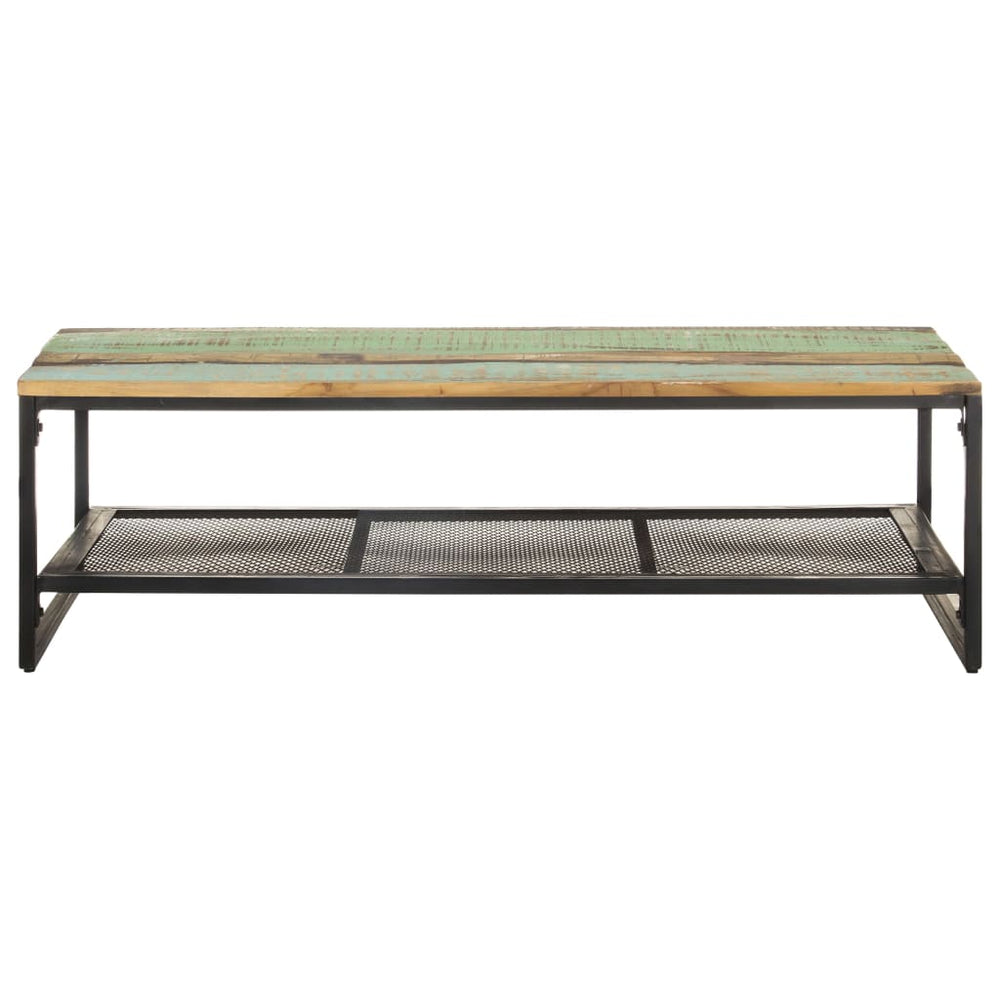vidaXL Coffee Table 110x60x35 cm Recycled Solid Wood