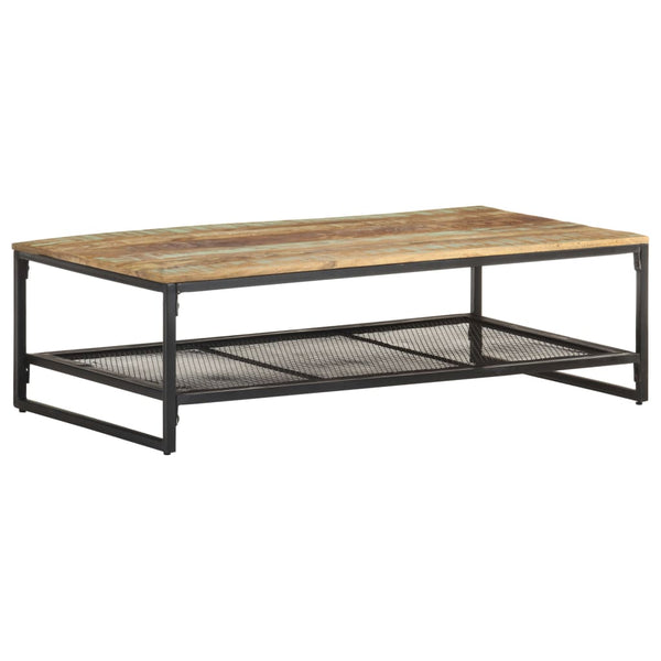 vidaXL Coffee Table 110x60x35 cm Recycled Solid Wood