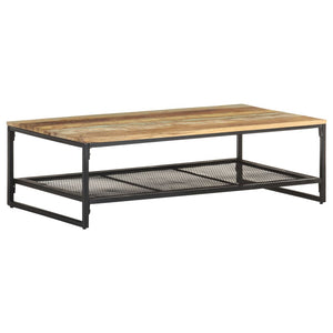 vidaXL Coffee Table 110x60x35 cm Recycled Solid Wood