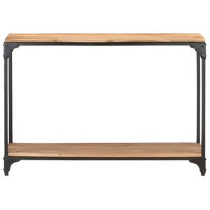 vidaXL Console Table 110x30x75 cm Solid Acacia Wood