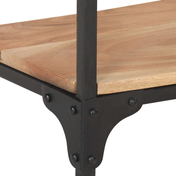 vidaXL Console Table 110x30x75 cm Solid Acacia Wood