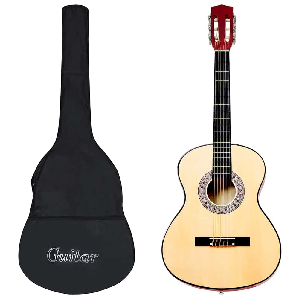 vidaXL Classical Guitar for Beginners with Bag 3/4 36"
