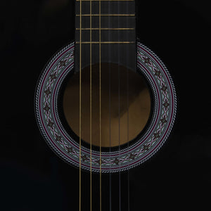 vidaXL Classical Guitar for Beginners with Bag Black 3/4 36"