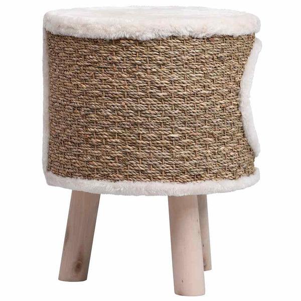 vidaXL Cat Tree with Wooden Legs 41 cm Seagrass