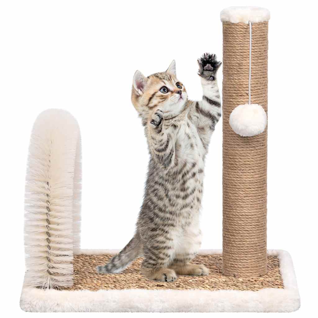vidaXL Cat Tree with Grooming Arch and Scratching Post