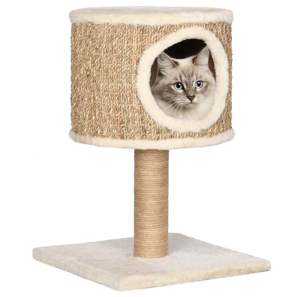 vidaXL Cat Tree with Cat Cave 52 cm Seagrass