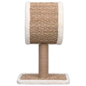 vidaXL Cat Scratching Post with Tunnel and Toy 56 cm Seagrass