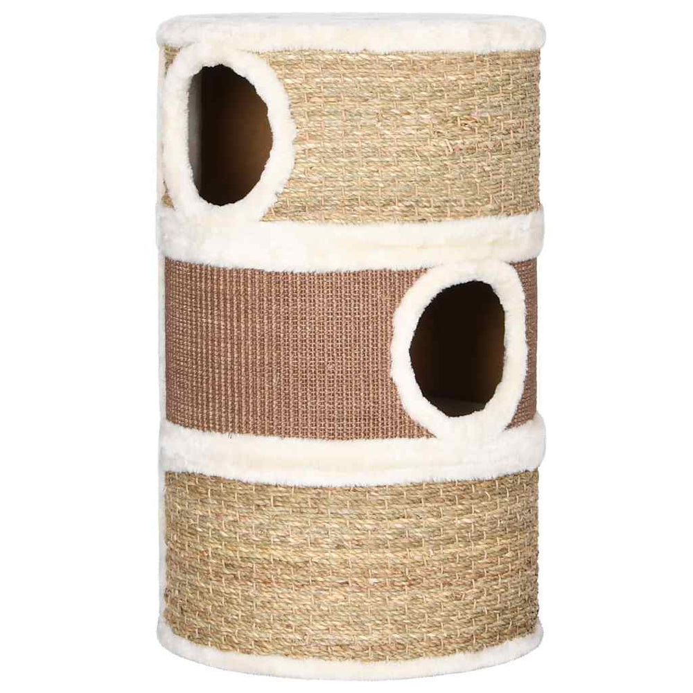 vidaXL Cat Scratching Barrel 60 cm Seagrass