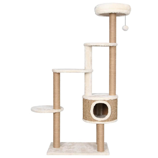 vidaXL Cat Scratching Post with Luxurious Cushion 148 cm Seagrass