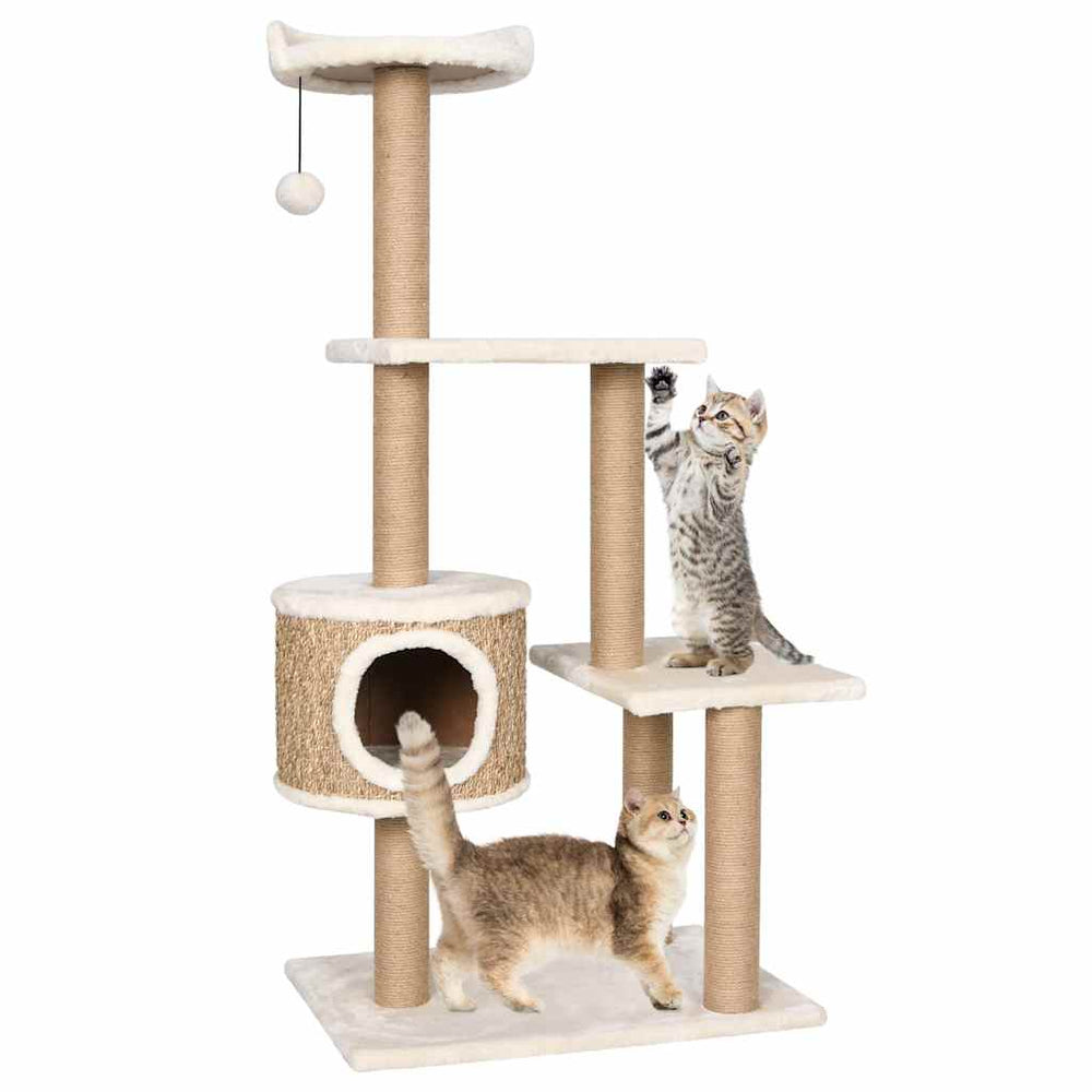 vidaXL Cat Scratching Tree 123 cm Seagrass
