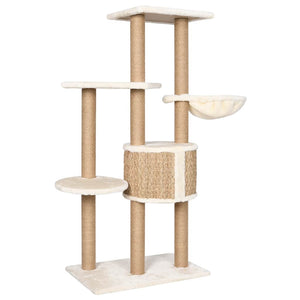vidaXL Cat Scratching Tree 126 cm Sea Grass