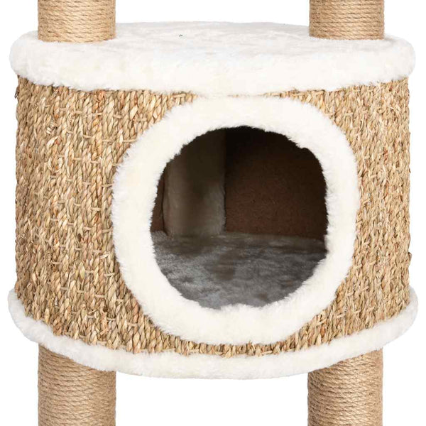 vidaXL Cat Scratching Tree 126 cm Sea Grass