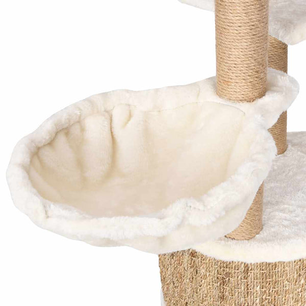 vidaXL Cat Scratching Tree 126 cm Sea Grass