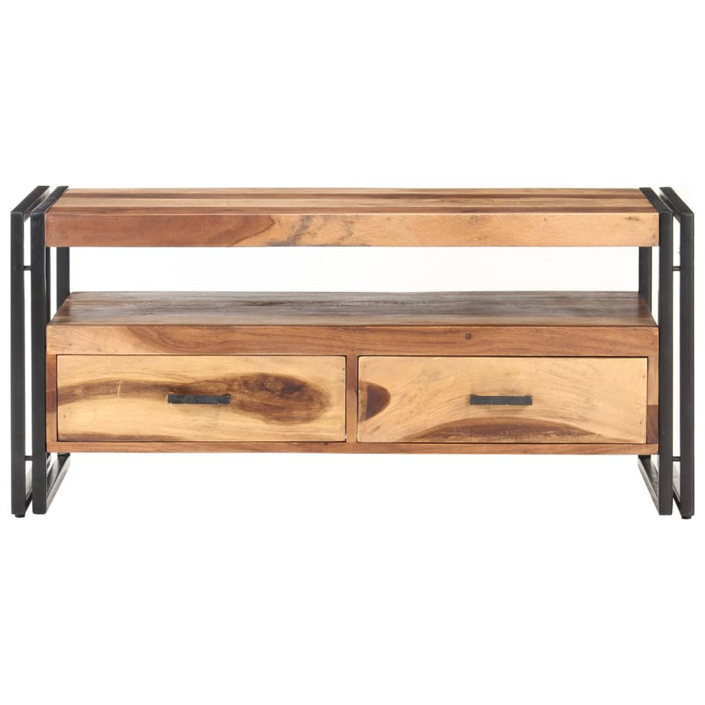 vidaXL Coffee Table 100x55x45 cm Solid Acacia Wood