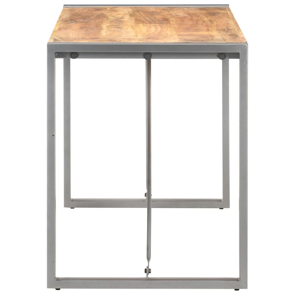 vidaXL Dining Table 120x60x75 cm Rough Solid Mango Wood