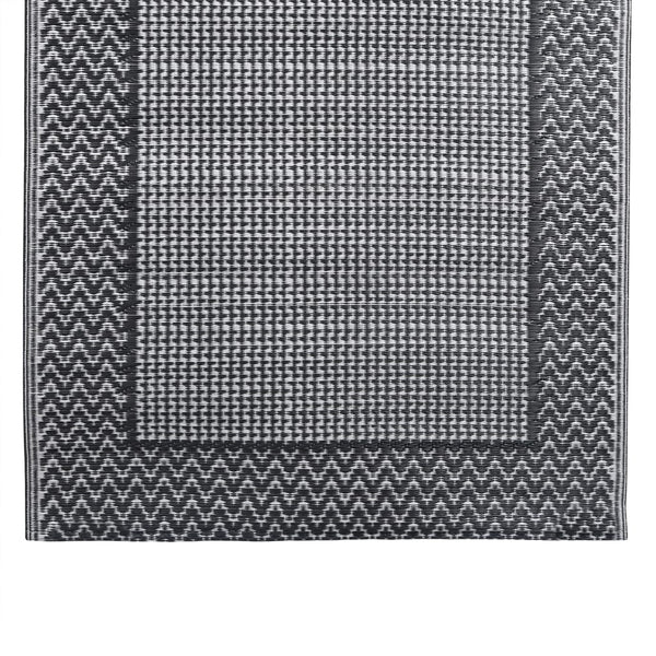 vidaXL Outdoor Rug Gray 80x150 cm PP
