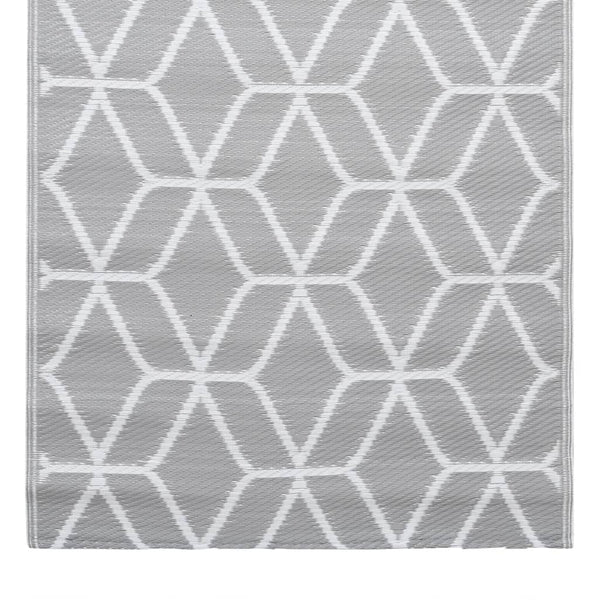 vidaXL Outdoor Rug ARAKIL Grey 120x180 cm PP