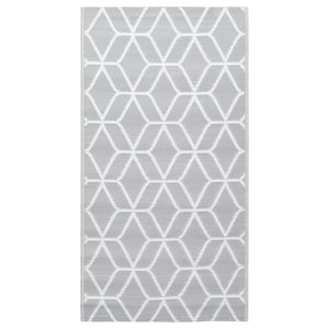 vidaXL Outdoor Rug ARAKIL Grey 160x230 cm PP