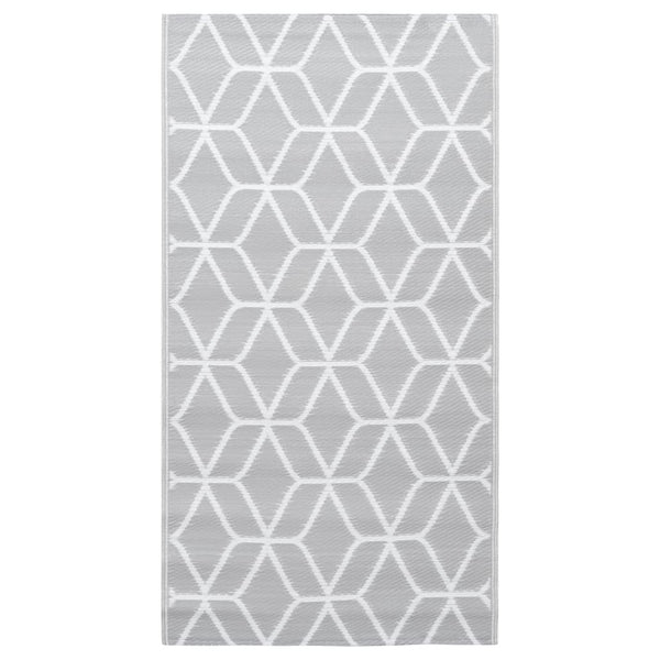 vidaXL Outdoor Rug ARAKIL Grey 160x230 cm PP