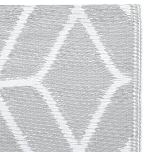 vidaXL Outdoor Rug ARAKIL Grey 160x230 cm PP