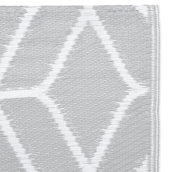 vidaXL Outdoor Rug ARAKIL Grey 160x230 cm PP