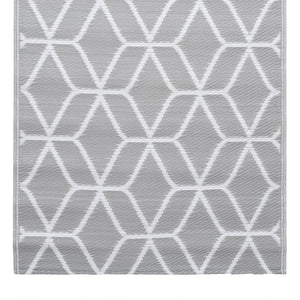 vidaXL Outdoor Rug ARAKIL Grey 160x230 cm PP