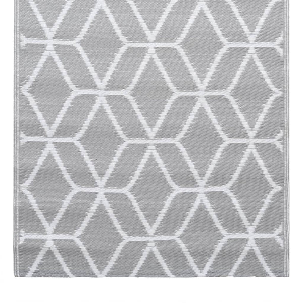 vidaXL Outdoor Rug ARAKIL Grey 160x230 cm PP