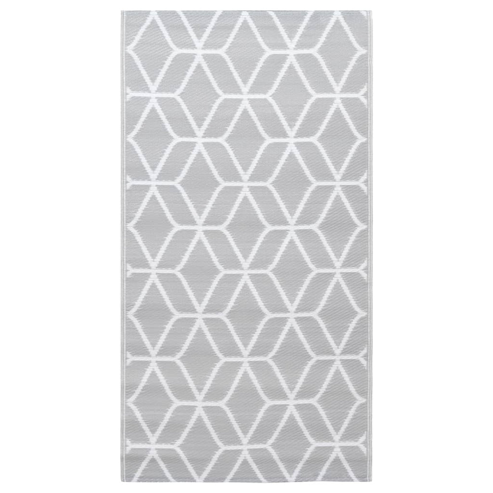 vidaXL Outdoor Rug ARAKIL Grey 190x290 cm PP