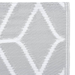 vidaXL Outdoor Rug ARAKIL Grey 190x290 cm PP