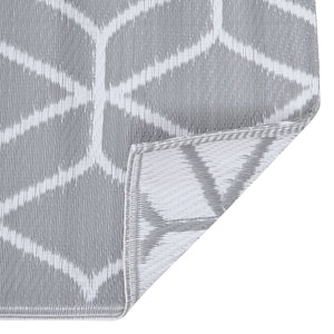 vidaXL Outdoor Rug ARAKIL Grey 190x290 cm PP