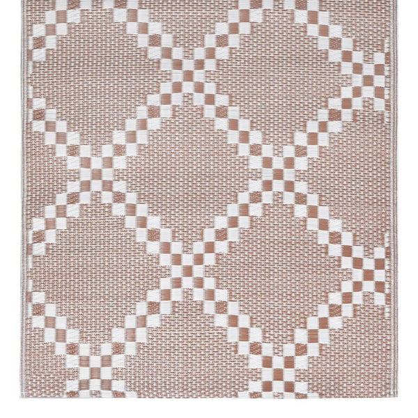 vidaXL Outdoor Rug ARAKIL Brown 120x180 cm PP