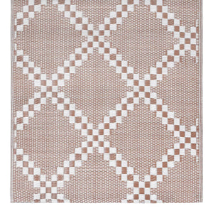 vidaXL Outdoor Rug ARAKIL Brown 160x230 cm PP