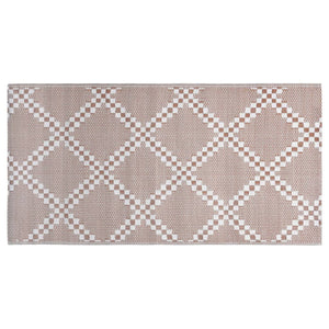 vidaXL Outdoor Rug ARAKIL Brown 190x290 cm PP