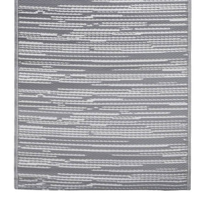 vidaXL Outdoor Rug ARAKIL Grey 80x150 cm PP
