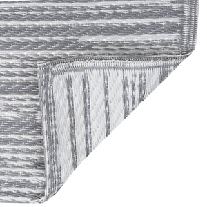 vidaXL Outdoor Rug ARAKIL Grey 80x150 cm PP